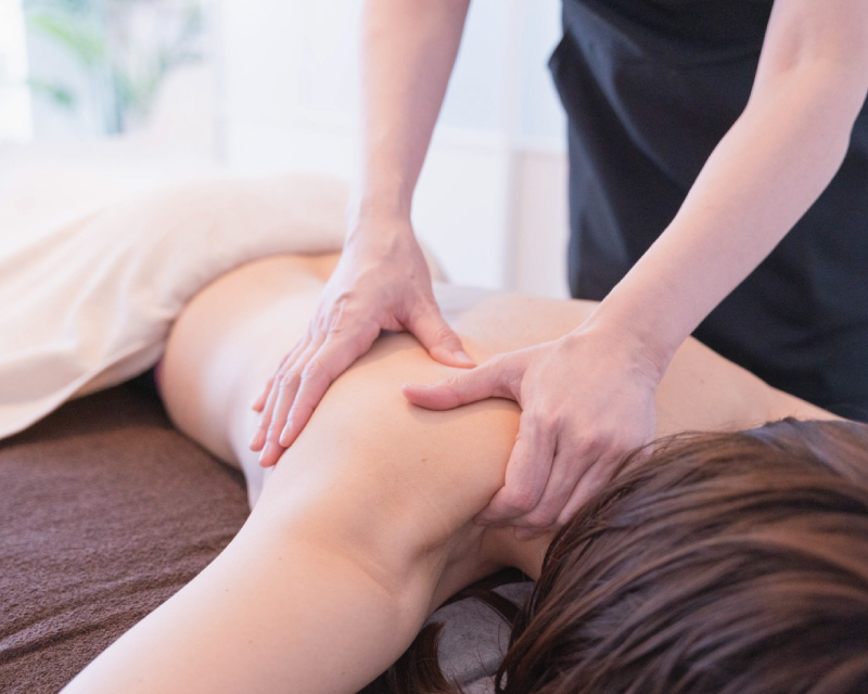 リンパケア・リンパマッサージ施術写真